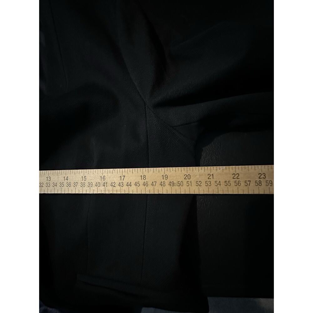 J.Crew Size 14 Blazer Going-Out Open Stretch Twill Black Sport Coat Jacket CLT - Picture 8 of 8